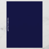 レシピ分割器 |ネイビー&ホワイト |前菜 (裏面)