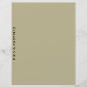 レシピ分割器 |パイ&ペストリー |セージシンプルグリーン (裏面)