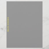 レシピ分割器 |メインディッシュ |グレーと黄色 (裏面)