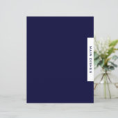 レシピ分割器 |メインディッシュ |ネイビシンプルー&ホワイト (スタンド正面)