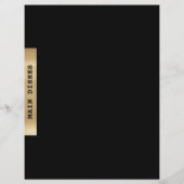 レシピ分割器 |メインディッシュ |黒い金ゴールド (裏面)