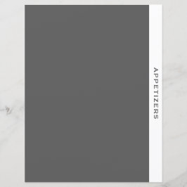 レシピ分割器 |前菜 |グレーシンプルとホワイト