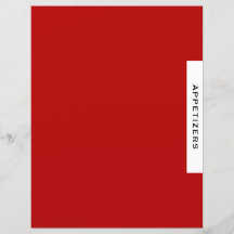 レシピ分割器 |前菜 |赤と白