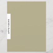 レシピ分割器 |前菜 | Sage Black & White (裏面)