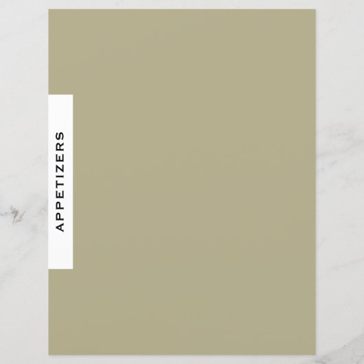 レシピ分割器 |前菜 | Sage Black & White (裏面)