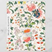 レシピ分割器 |肉と魚介類 |スタイリッシュフローラ (裏面)