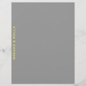 レシピ分割器 |読み取り転が& |グレーと黄色 (裏面)