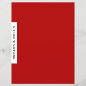 レシピ分割器 |読み取り転が& |赤い白黒 (裏面)