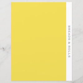 レシピ分割器 |読み取り転が& |黄シンプル色