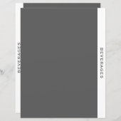 レシピ分割器 |飲料 |グレーと白 (正面/裏面)