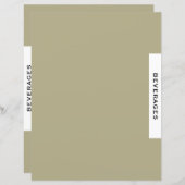 レシピ分割器 |飲料 | Sage Black & White (正面/裏面)