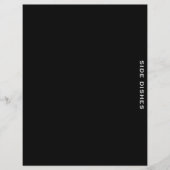 レシピ分割器 |黒と白 |サイドディッシュ (正面)