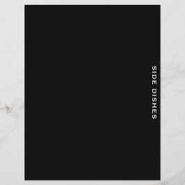 レシピ分割器 |黒と白 |サイドディッシュ