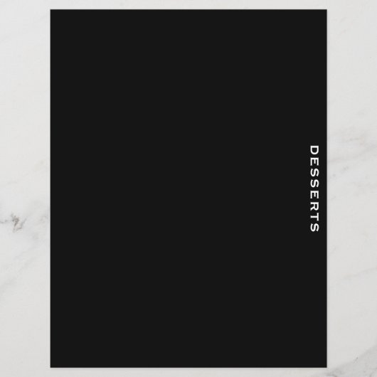 レシピ分割器 |黒と白 |デザート (正面)