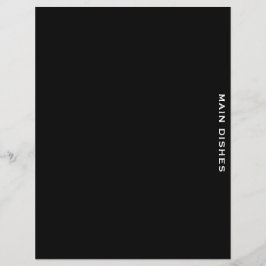 レシピ分割器 |黒と白 |メインディッシュ