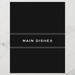 レシピ分割器 |黒と白 |メインディッシュ