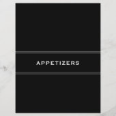 レシピ分割器 |黒と白 |前菜 (裏面)