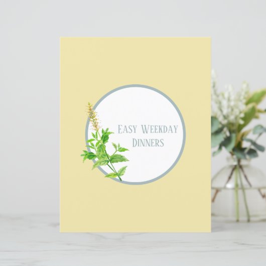 レシピ分周器ページ – イエローハーブバインダー挿入 (スタンド正面)