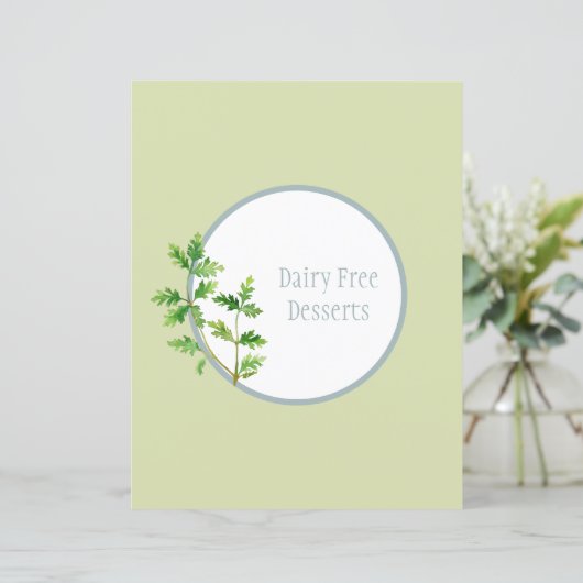 レシピ分周器ページ – グリーンハーブバインダー挿入 (スタンド正面)