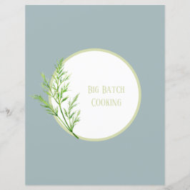 レシピ分周器ページ – ブルーハーブバインダー挿入