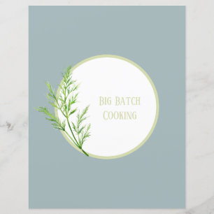 レシピ分周器ページ – ブルーハーブバインダー挿入