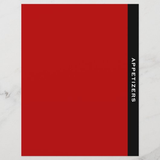 レシピ区分 |前菜 |赤と白 (正面)