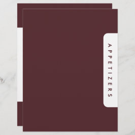 レシピ千鳥格子の分周器/前菜/カスタム