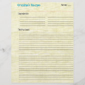 レシピ型枠- Life's a Picnic (正面)