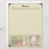 レシピ変換付きレターヘッド (正面/裏面)