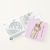 レシピ夏パーティー赤面ピンクjarボトル名 ノートブック (内部)