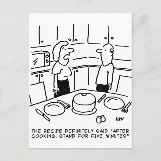 レシピ後を追の料理 ポストカード (正面)