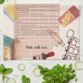 レシピ成分 キッチンタオル (折り畳み)