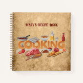 レシピ手帳 ノートブック (正面)
