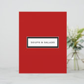 レシピ挿入 |スープとサラダ |赤と白 (スタンド正面)