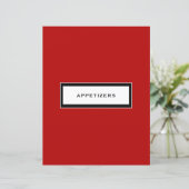 レシピ挿入 |前菜 |赤と白 (スタンド正面)