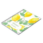 レシピ料理の本 レモン ノートブック (左側)