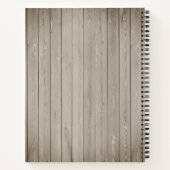 レシピ料理本シェフモノグラムのラスティックキッチン ノートブック (裏面)