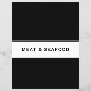 レシピ料理本章区切り 肉と魚介類