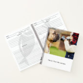 レシピ犬ペットフードの食事 ノートブック (内部)