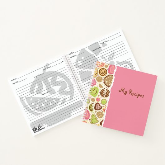 レシピ空白のノー書トを ノートブック (内部)