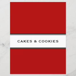 レシピ章 |ケーキCookie |赤と白