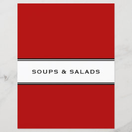 レシピ章 |スープとサラダ |赤と白