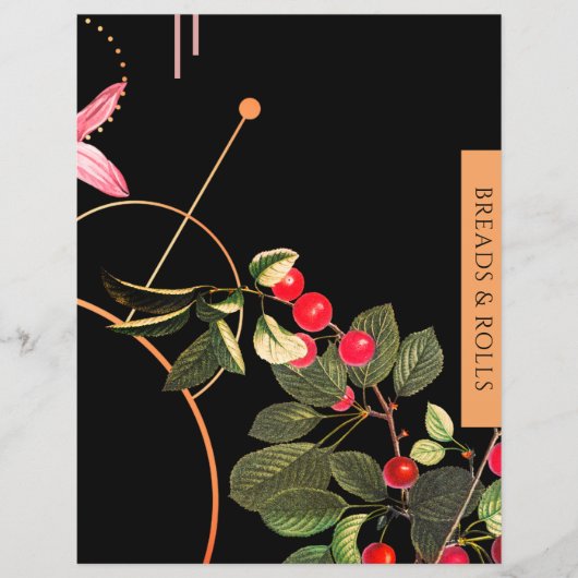 レシピ章 |読み取り転が& |黒いさくらんぼ (正面)