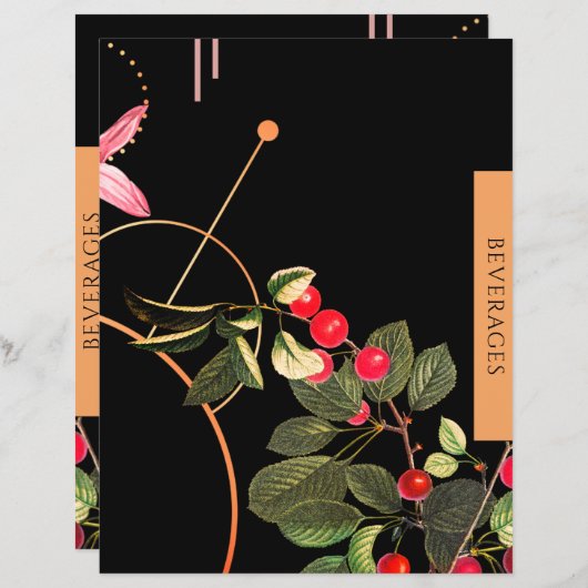 レシピ章 |飲料 |黒いさくらんぼ (正面/裏面)