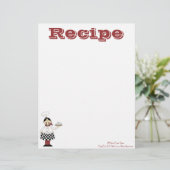レシピ紙 – キッチンシェフ – レシピ (スタンド正面)