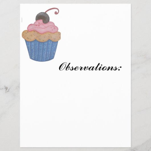 レシピ紙 チラシ (裏面)