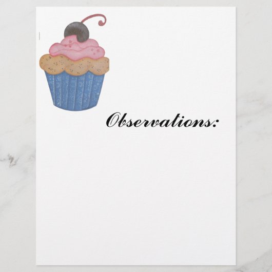 レシピ紙 チラシ (裏面)