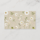 レシピ素朴デイジーのエンクロージャカードを持って来て エンクロージャーカード (裏面)