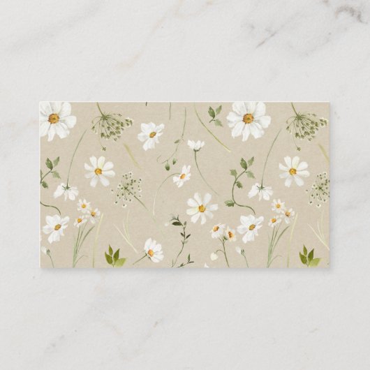 レシピ素朴デイジーのエンクロージャカードを持って来て エンクロージャーカード (裏面)