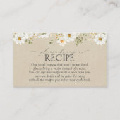 レシピ素朴デイジーのエンクロージャカードを持って来て エンクロージャーカード (正面)